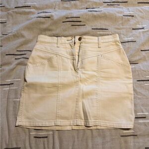 Wilfred Cream Pencil Skirt